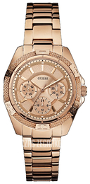 Guess Mini Różowe złoto/Stal w kolorze różowego złota Ø38 mm W0235L3