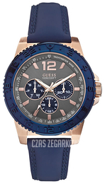 Guess Szary/Skóra Ø44 mm W0242G3