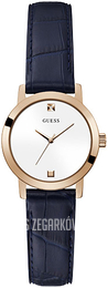 Guess Mini Nova Biały/Skóra Ø25 mm W0246L4
