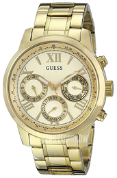 Guess Sunrise Szampański/Stal w odcieniu złota Ø42 mm W0330L1