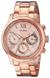 Guess Sunrise Różowe złoto/Stal w kolorze różowego złota Ø42 mm W0330L2