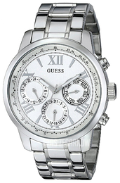Guess Sunrise Srebrny/Stal Ø42 mm W0330L3