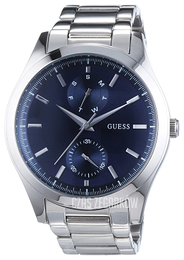 Guess Sporty Niebieski/Stal Ø44 mm W0373G3