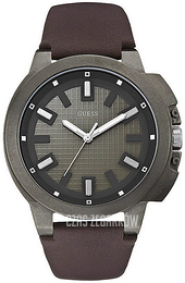 Guess Szary/Skóra Ø48 mm W0382G2