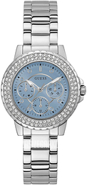 Guess Multifunction Niebieski/Stal Ø36 mm W0410L1