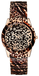 Guess Dress Wielokolorowy/Stal w odcieniu złota Ø38 mm W0425L3