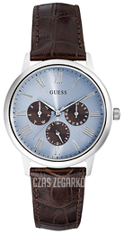Guess Wafer Niebieski/Skóra Ø39 mm W0496G2