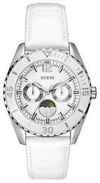 Guess Biały/Skóra Ø40 mm W0566L1