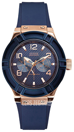 Guess Jet Niebieski/Guma Ø39 mm W0571L1