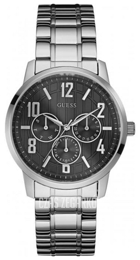 Guess Sporty Czarny/Stal Ø39 mm W0605G1
