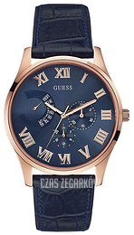 Guess Jet Niebieski/Skóra Ø42 mm W0608G2
