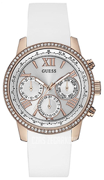 Guess Sunrise Biały/Guma Ø42 mm W0616L1