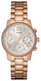 Guess Mini Srebrny/Stal w kolorze różowego złota Ø36.5 mm W0623L2