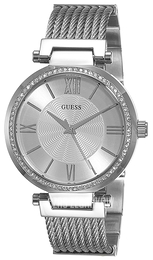 Guess Soho Srebrny/Stal Ø36 mm W0638L1