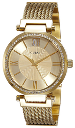 Guess Soho Żółte złoto/Stal w odcieniu złota Ø36 mm W0638L2