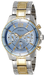 Guess Niebieski/Stal w odcieniu złota Ø40 mm W0639L1