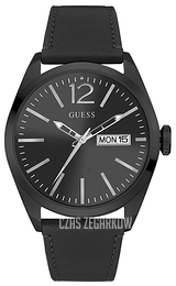Guess Vertigo Czarny/Skóra Ø45 mm W0658G4