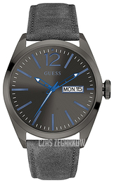 Guess Vertigo Szary/Skóra Ø45 mm W0658G6