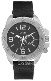 Guess Viper Czarny/Skóra Ø46 mm W0659G1