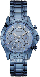 Guess Multifunction Niebieski/Stal Ø40 mm W0704L2