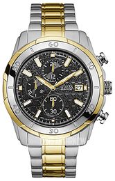 Guess Czarny/Stal w odcieniu złota Ø47 mm W0746G3