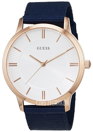 Guess Escrow Biały/Tkanina Ø44 mm W0795G1