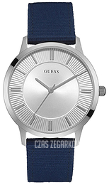 Guess Escrow Srebrny/Tkanina Ø45 mm W0795G4
