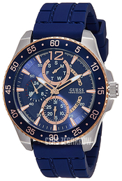 Guess Jet Niebieski/Guma Ø46 mm W0798G2