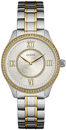 Guess Srebrny/Stal w odcieniu złota Ø38 mm W0825L2