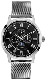 Guess Czarny/Stal Ø44 mm W0871G1