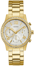 Guess Solar Srebrny/Stal w odcieniu złota Ø40 mm W1069L2