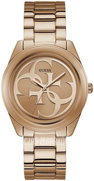 Guess G Twist Różowe złoto/Stal w kolorze różowego złota Ø40 mm W1082L3