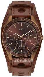 Guess Brązowy/Skóra Ø44 mm W1100G3