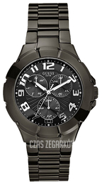 Guess Rush Czarny/Stal Ø42 mm W11010G1