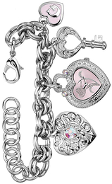 Guess Trend Różowy/Stal Ø32 mm W11014L1