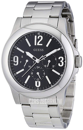 Guess Scope Czarny/Stal Ø44 mm W11152G1