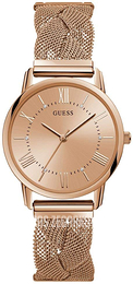Guess Maiden Różowe złoto/Stal w kolorze różowego złota Ø28 mm W1143L3