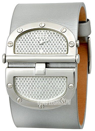 Guess Srebrny/Skóra Ø43 mm W11510L3