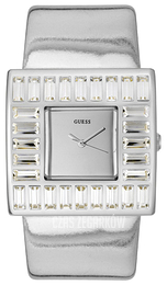 Guess Srebrny/Skóra W11524L1