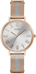 Guess Srebrny/Stal w kolorze różowego złota Ø38 mm W1155L4