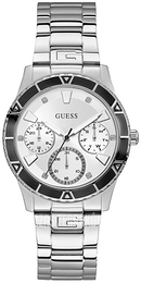 Guess Valencia Biały/Stal Ø38 mm W1158L3