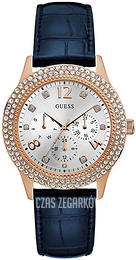 Guess Biały/Skóra Ø40 mm W1159L2