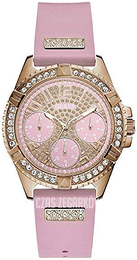Guess Różowy/Stal w kolorze różowego złota Ø40 mm W1160L5