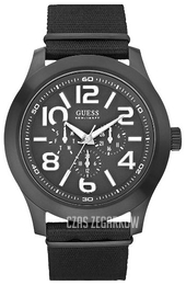 Guess Czarny/Tkanina Ø48 mm W11623G1