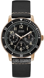 Guess Czarny/Skóra Ø44 mm W1169G2