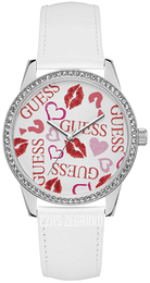 Guess Biały/Skóra Ø40 mm W1206L1