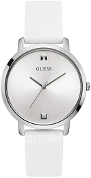 Guess Srebrny/Guma Ø40 mm W1210L1