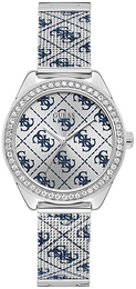 Guess Srebrny/Stal Ø36.5 mm W1279L1