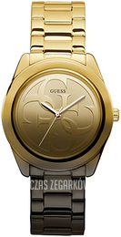 Guess G Twist Wielokolorowy/Stal w odcieniu złota Ø40 mm W1284L1