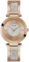 Guess Różowe złoto/Stal w kolorze różowego złota Ø36 mm W1288L3